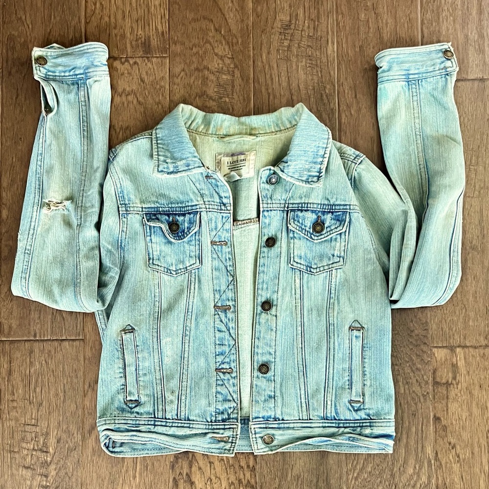 I Love H81 vintage denim jacket